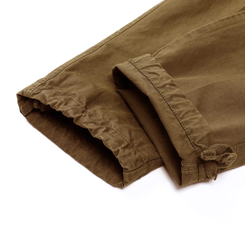 Aire Libre de Hombre Pantalon Cotton Cargo Pantalones Hombre Tacticos Pantalones de Trabajo Hombre Cargo Trekking