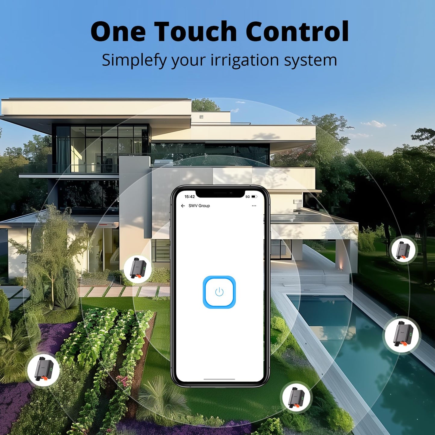 SONOFF Programador Riego Automatico,Compatible con Alexa, Google Home