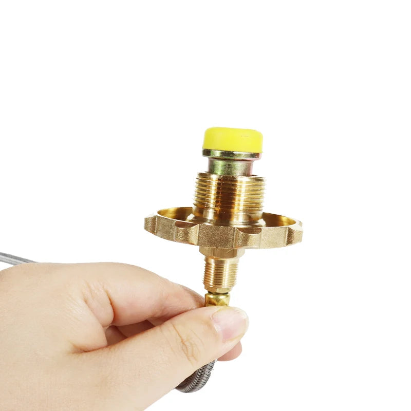 Adaptador de recarga de propano para estufa de Gas al aire libre, línea de conexión de tanque de Gas, adaptador de quemador de Camping, Conector de manguera de cilindro LPG