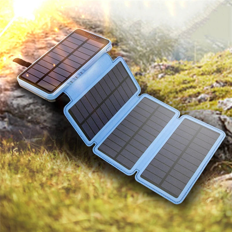 Banco de energía con linterna plegable 10000mAh.