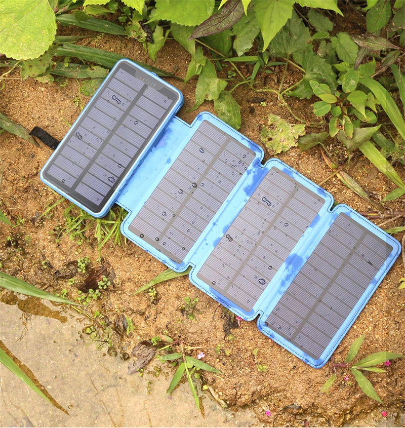 Banco de energía con linterna plegable 10000mAh.