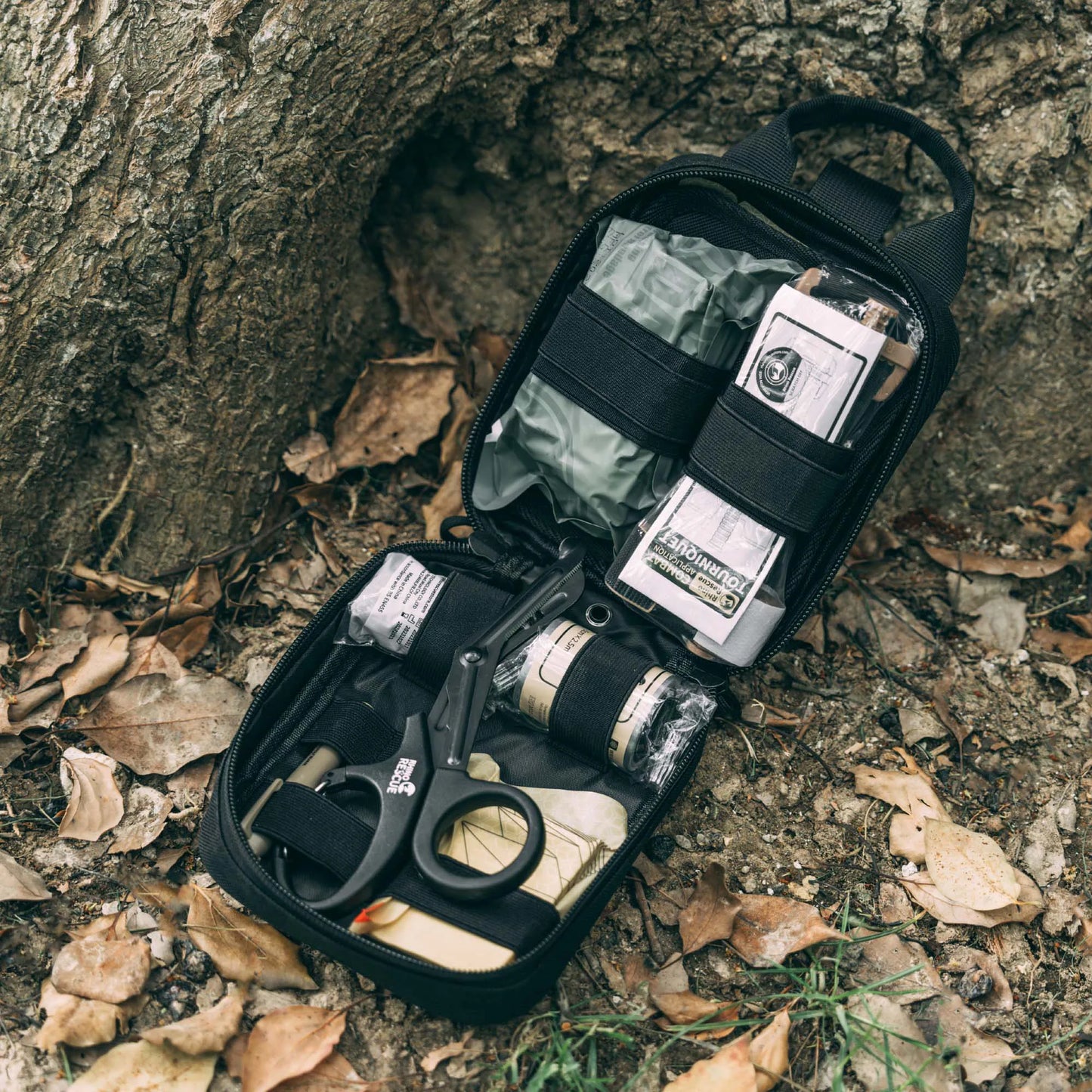 Bolsa EDC de rescate de rinoceronte, botiquín de primeros auxilios, Kit táctico de supervivencia para traumatismos, bolsas de herramientas de utilidad Molle para acampar y hacer senderismo