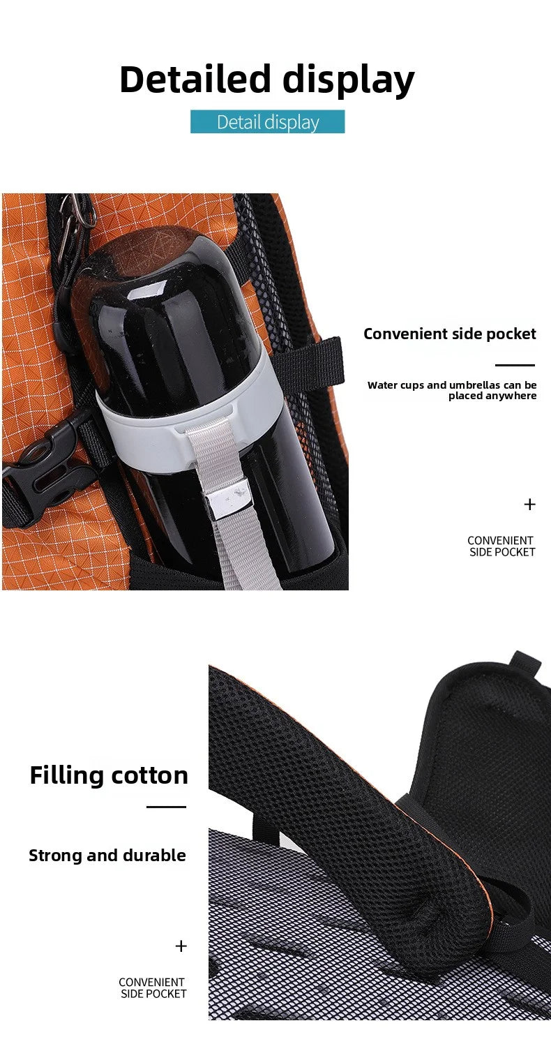 Mochila de senderismo al aire libre para hombres y mujeres, mochila deportiva, gran capacidad, senderismo, viajes ligeros, viajero