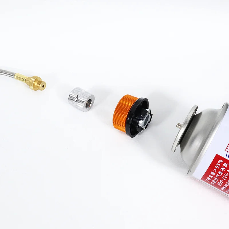 Adaptador de recarga de propano para estufa de Gas al aire libre, línea de conexión de tanque de Gas, adaptador de quemador de Camping, Conector de manguera de cilindro LPG