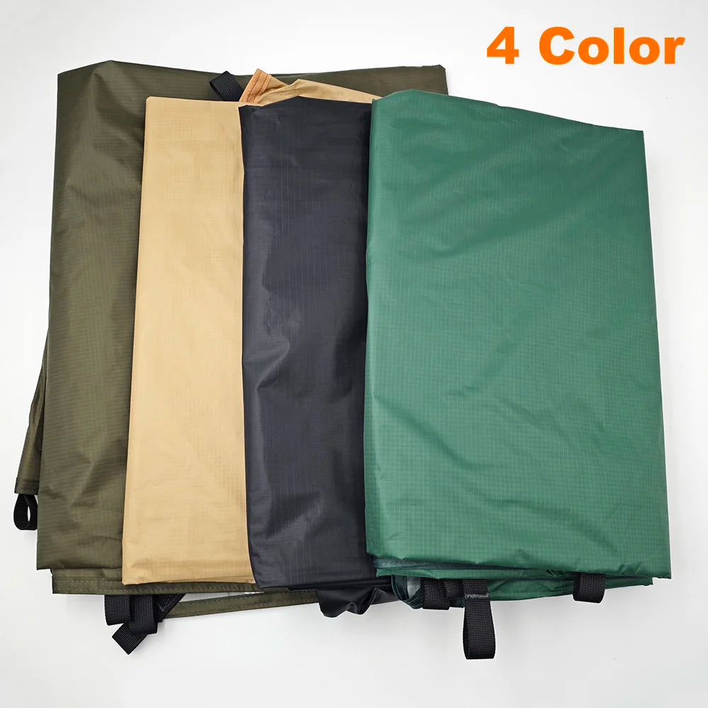 Lona de 19 puntos colgantes, impermeable, supervivencia, Bushcraft, refugio solar, tienda de sombra de playa, dosel para exteriores, toldo turístico para mochilero, 4x4, 3x3m