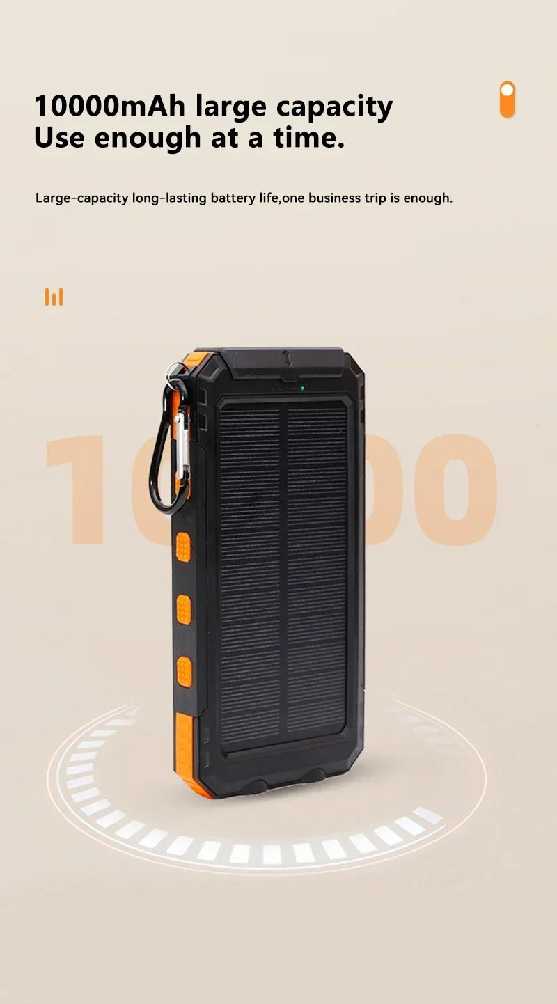Banco de energía Solar de gran capacidad, resistente al agua, 200000Ah