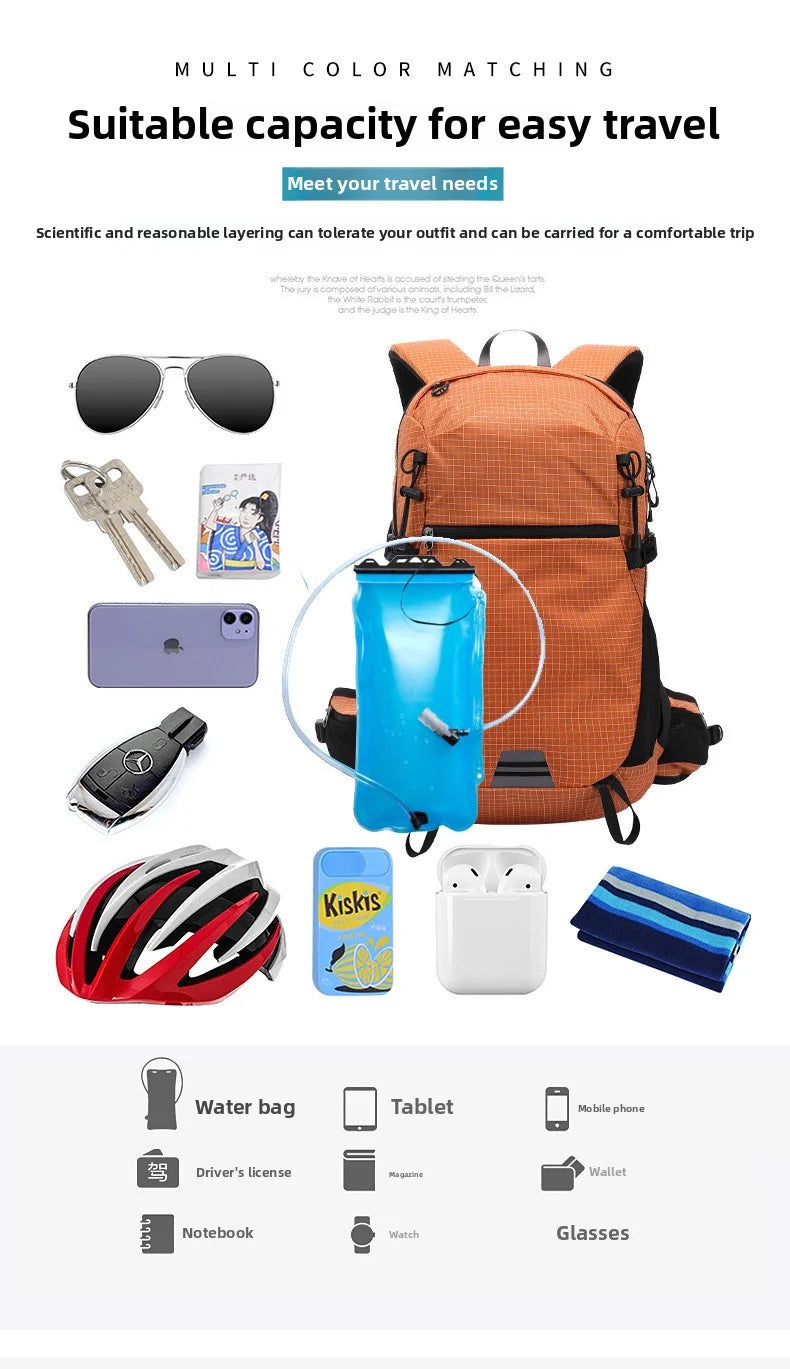 Mochila de senderismo al aire libre para hombres y mujeres, mochila deportiva, gran capacidad, senderismo, viajes ligeros, viajero