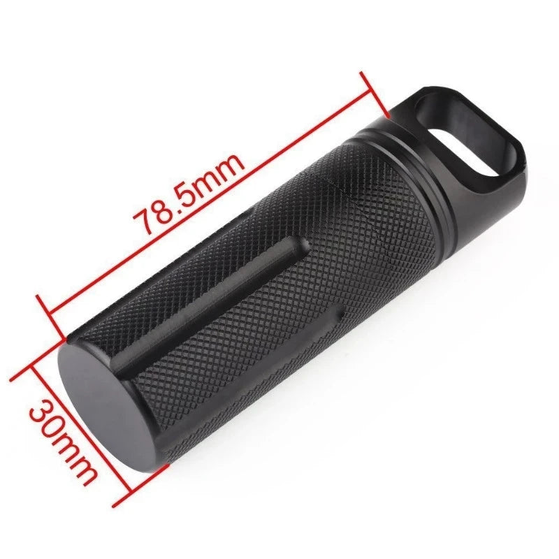 Cápsula EDC, caja impermeable para supervivencia al aire libre.
