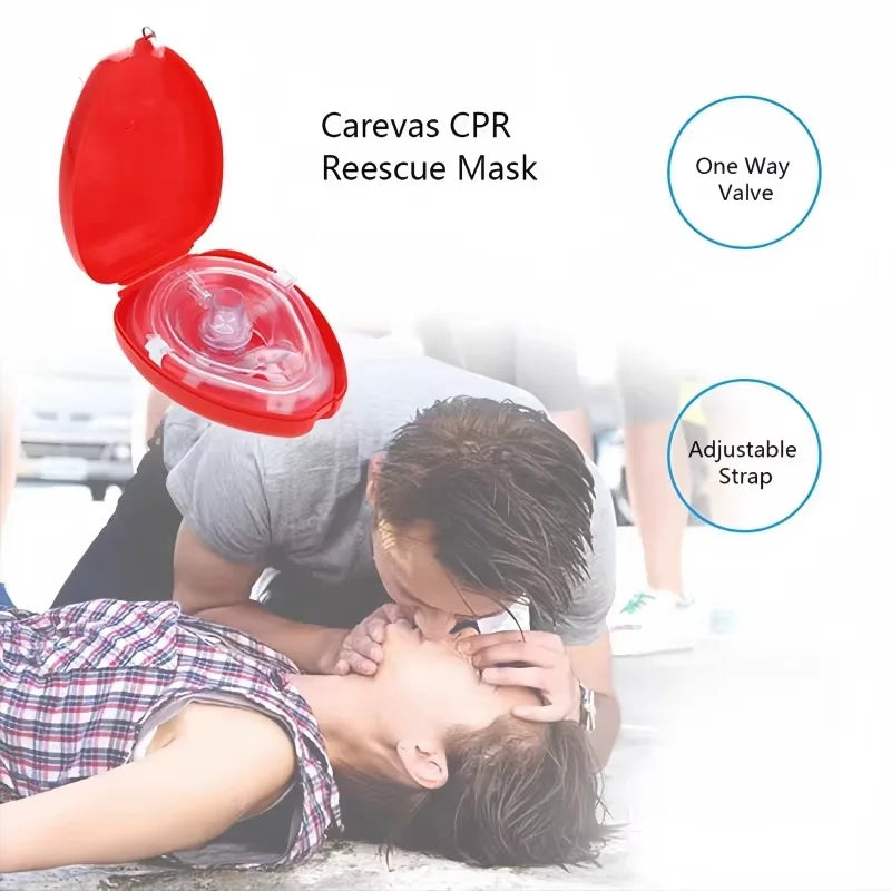 1-5 uds máscara de rescate CPR máscara de supervivencia al aire libre para niños adultos máscara de rescate de supervivencia de primeros auxilios con válvula unidireccional equipo de supervivencia