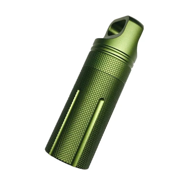 Cápsula EDC, caja impermeable para supervivencia al aire libre.