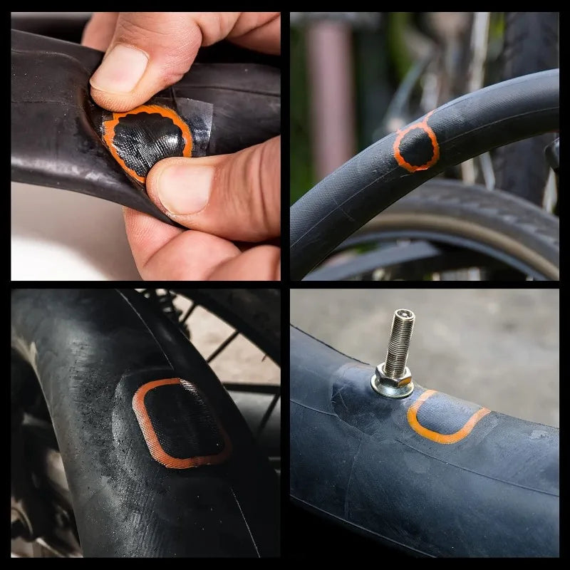 Kit de reparación de neumáticos de bicicleta de 32 piezas
