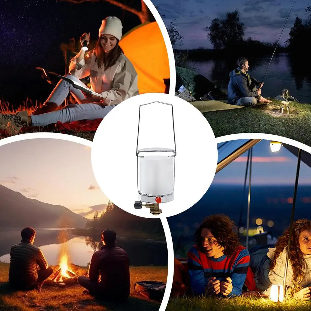 Linternas de propano para acampar, lámpara de propano, linterna de encendido electrónico, luz de tienda, luces de ambiente, lámparas de iluminación portátiles para tienda