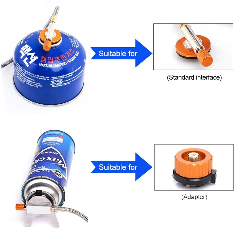 Estufa de Gas para acampar, estufa plegable portátil para mochilero al aire libre, equipo turístico para cocinar, senderismo, Picnic, 3500W