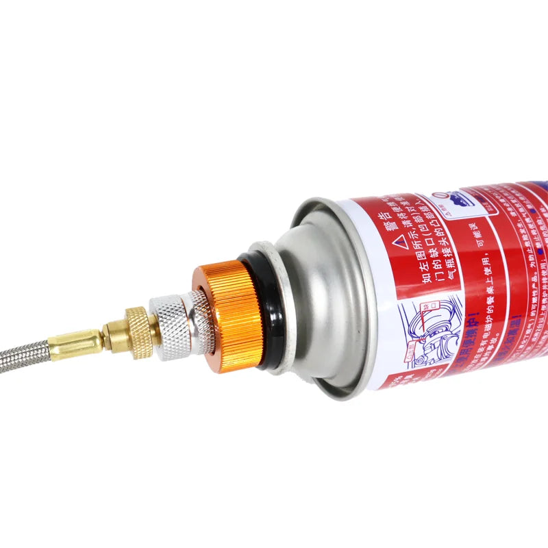 Adaptador de recarga de propano para estufa de Gas al aire libre, línea de conexión de tanque de Gas, adaptador de quemador de Camping, Conector de manguera de cilindro LPG