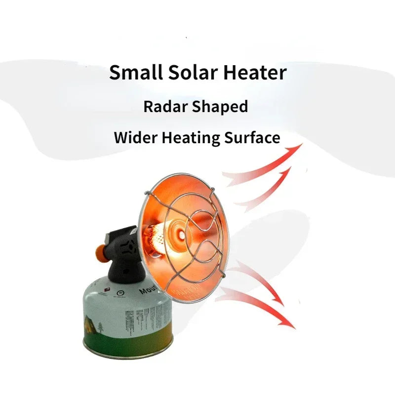 MOUNTAINHIKER-Mini estufa de calefacción de Gas solar portátil, calentador Solar para acampar al aire libre, horno, Mini Gas, calentador solar pequeño de butano
