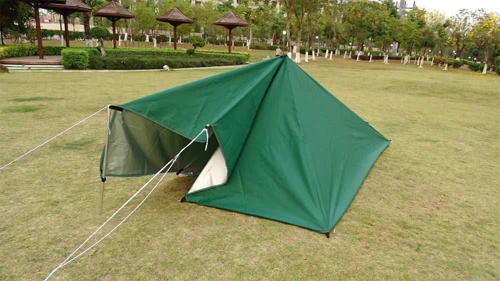 Lona de 19 puntos colgantes, impermeable, supervivencia, Bushcraft, refugio solar, tienda de sombra de playa, dosel para exteriores, toldo turístico para mochilero, 4x4, 3x3m