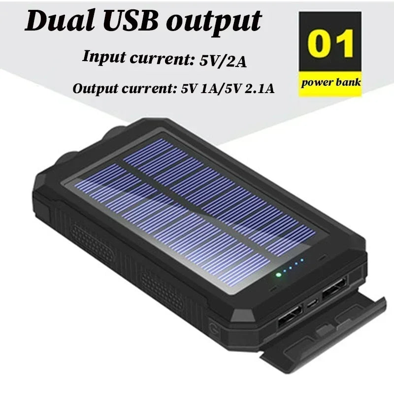 Banco de energía Solar de gran capacidad, resistente al agua, 200000Ah