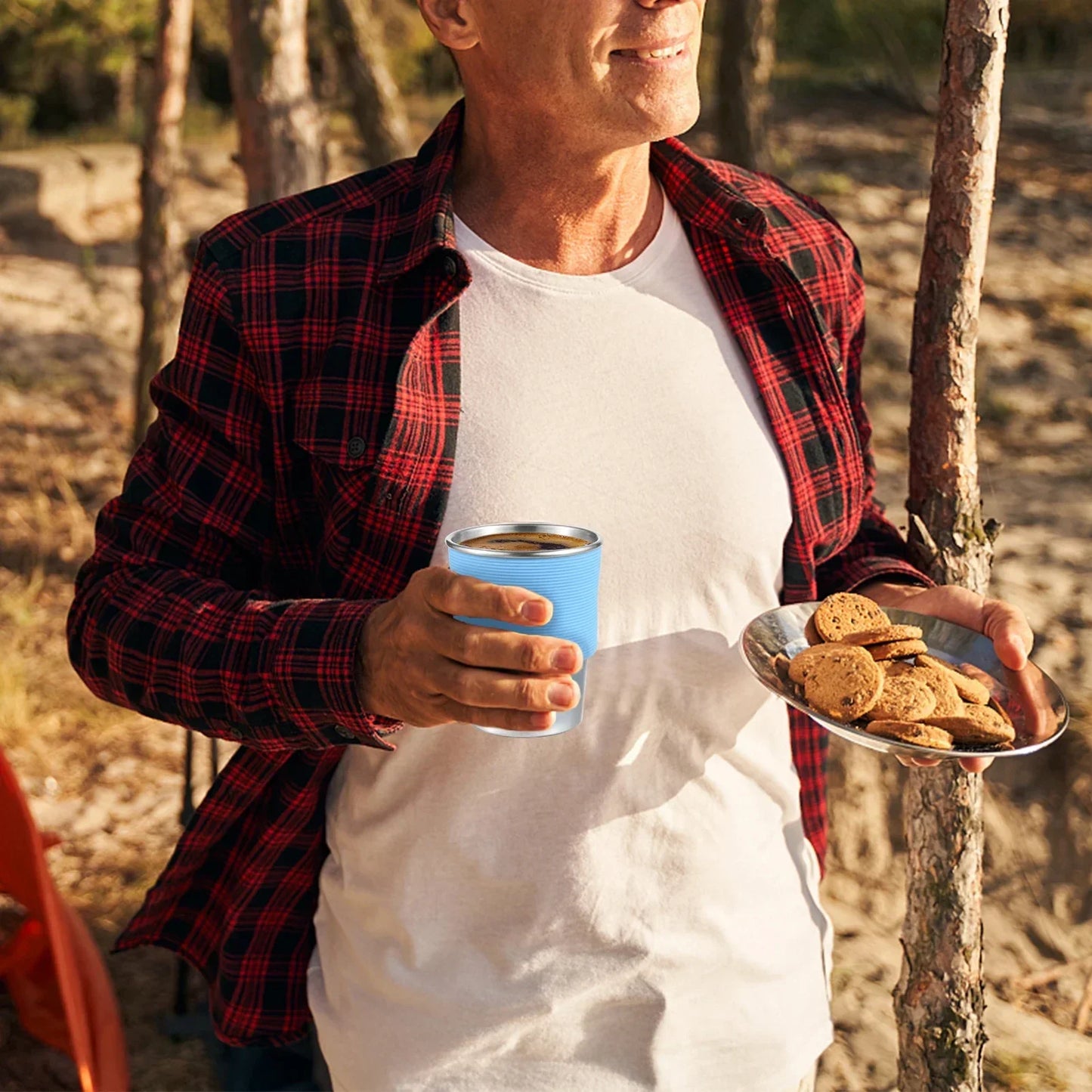 TOMSHOO, 21 Uds., utensilios de cocina para acampar, Kit de desorden, olla y sartén para acampar, juego de cocina para acampar al aire libre, senderismo, mochilero, equipo de supervivencia