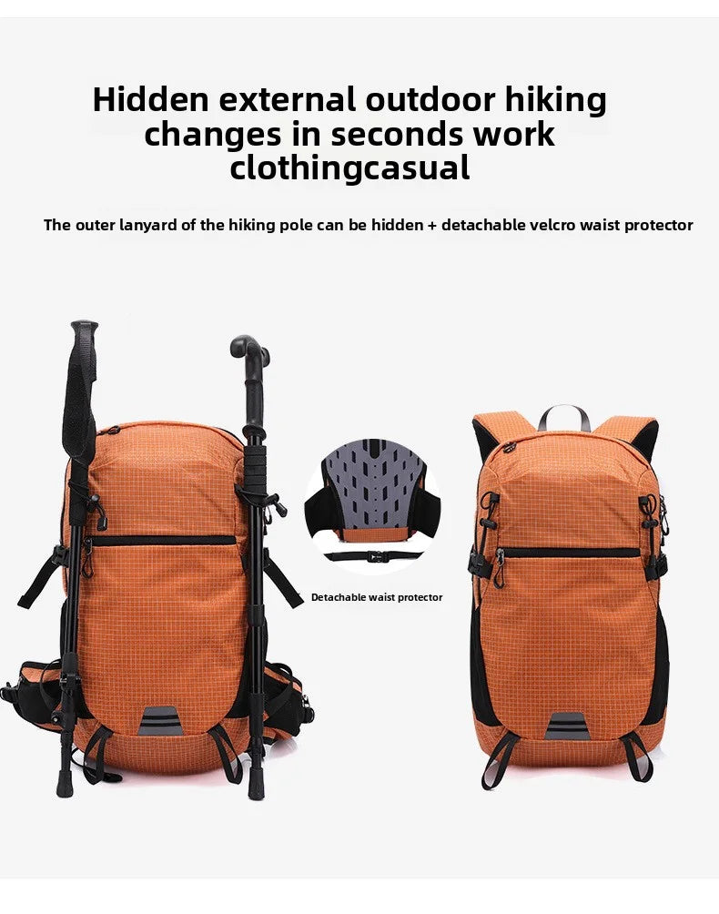 Mochila de senderismo al aire libre para hombres y mujeres, mochila deportiva, gran capacidad, senderismo, viajes ligeros, viajero