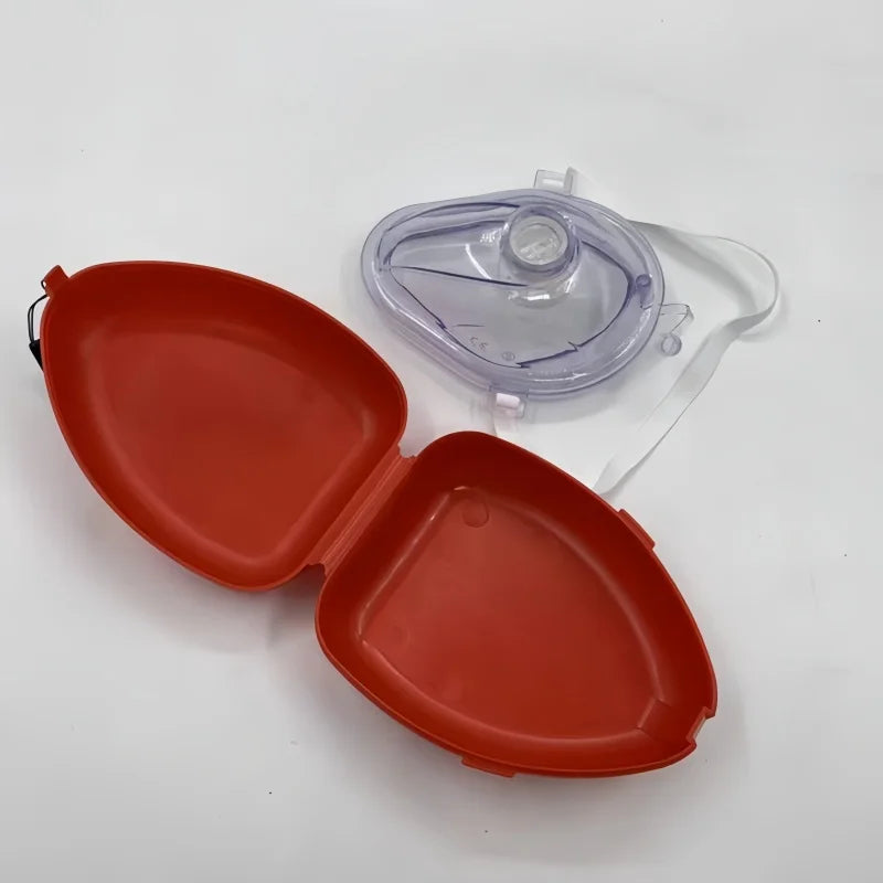 1-5 uds máscara de rescate CPR máscara de supervivencia al aire libre para niños adultos máscara de rescate de supervivencia de primeros auxilios con válvula unidireccional equipo de supervivencia