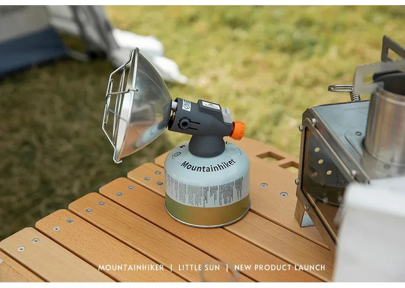 MOUNTAINHIKER-Mini estufa de calefacción de Gas solar portátil, calentador Solar para acampar al aire libre, horno, Mini Gas, calentador solar pequeño de butano