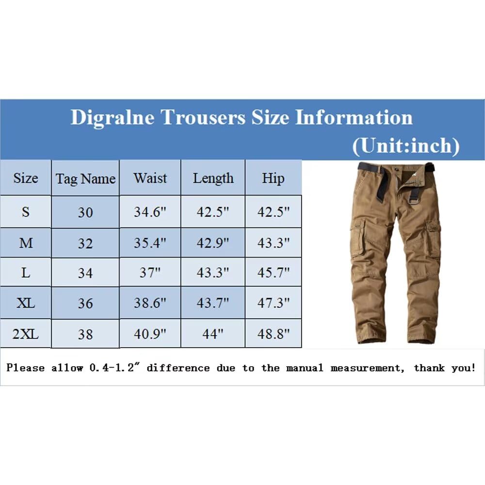 Aire Libre de Hombre Pantalon Cotton Cargo Pantalones Hombre Tacticos Pantalones de Trabajo Hombre Cargo Trekking