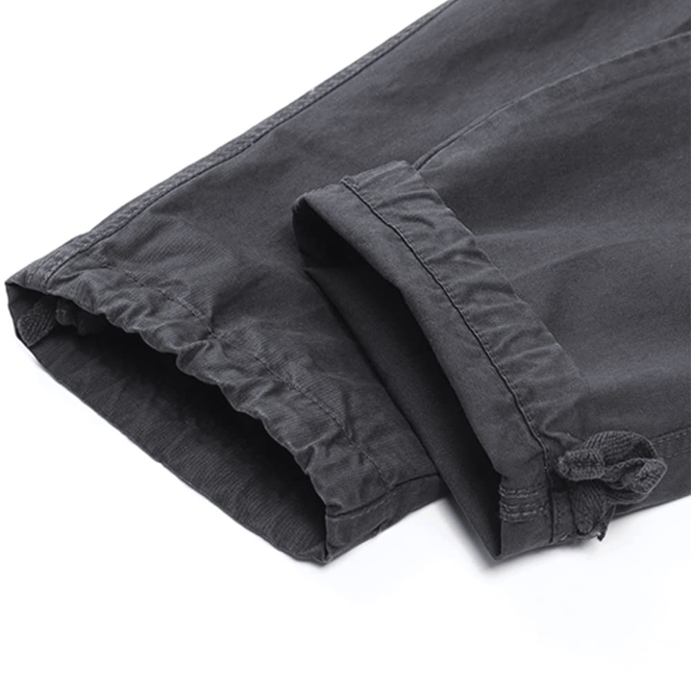 Aire Libre de Hombre Pantalon Cotton Cargo Pantalones Hombre Tacticos Pantalones de Trabajo Hombre Cargo Trekking