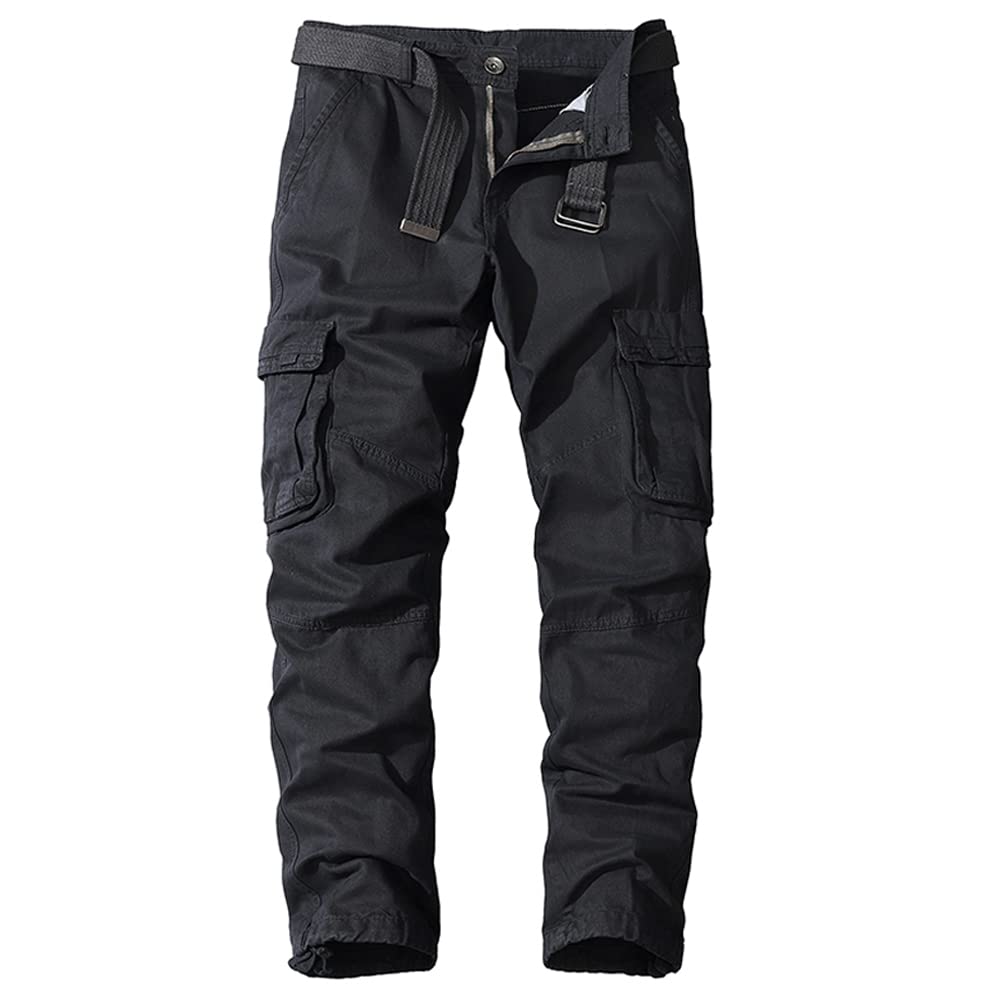Aire Libre de Hombre Pantalon Cotton Cargo Pantalones Hombre Tacticos Pantalones de Trabajo Hombre Cargo Trekking