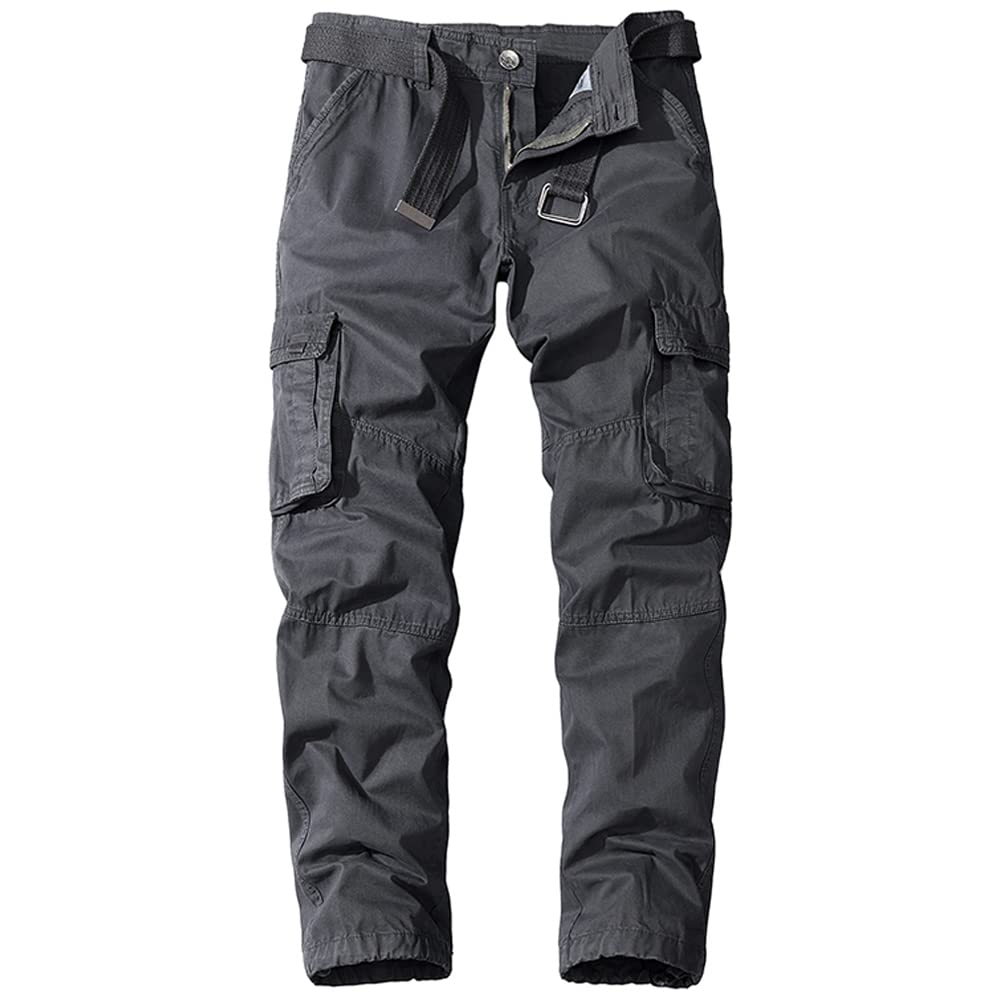 Aire Libre de Hombre Pantalon Cotton Cargo Pantalones Hombre Tacticos Pantalones de Trabajo Hombre Cargo Trekking