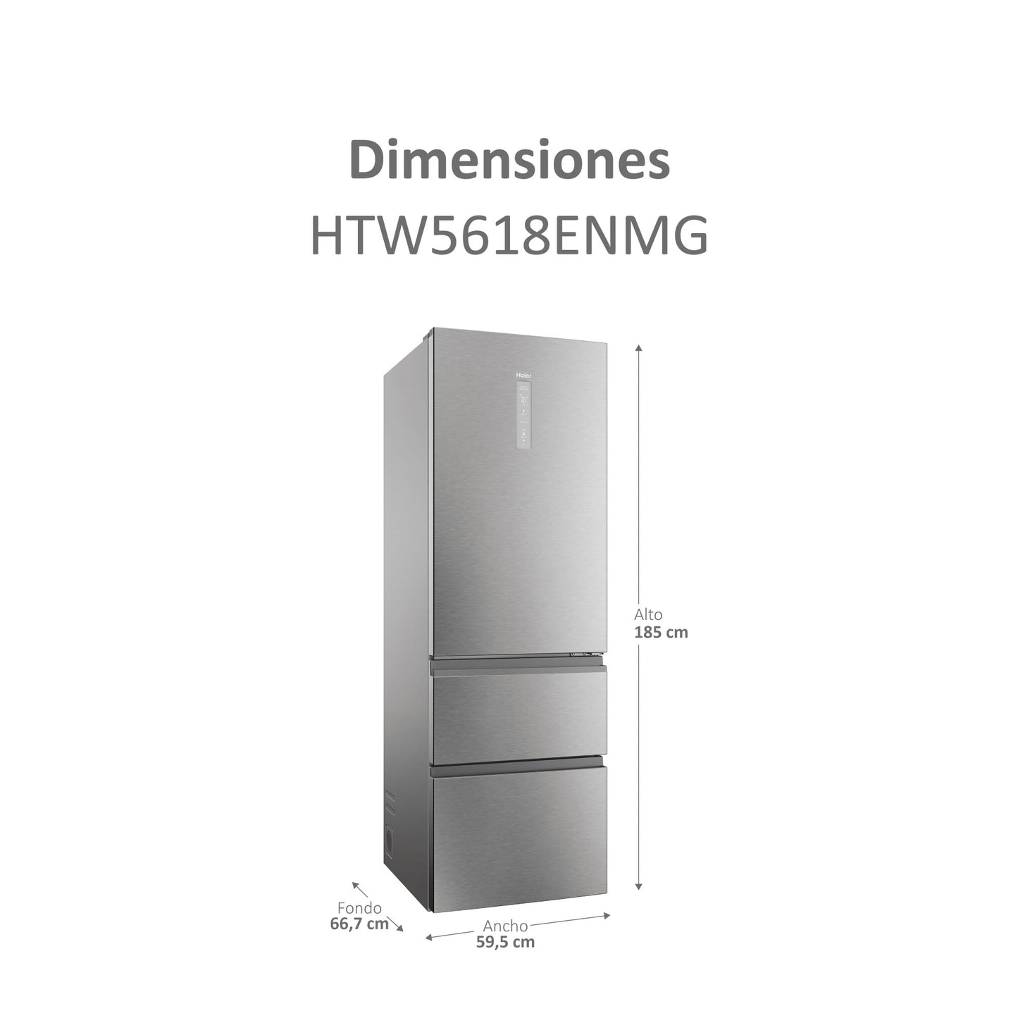 Haier 3D 60 Series 5  Frigorífico Combi.