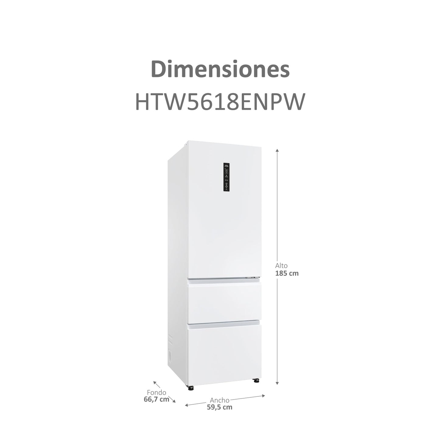 Haier 3D 60 Series 5  Frigorífico Combi.