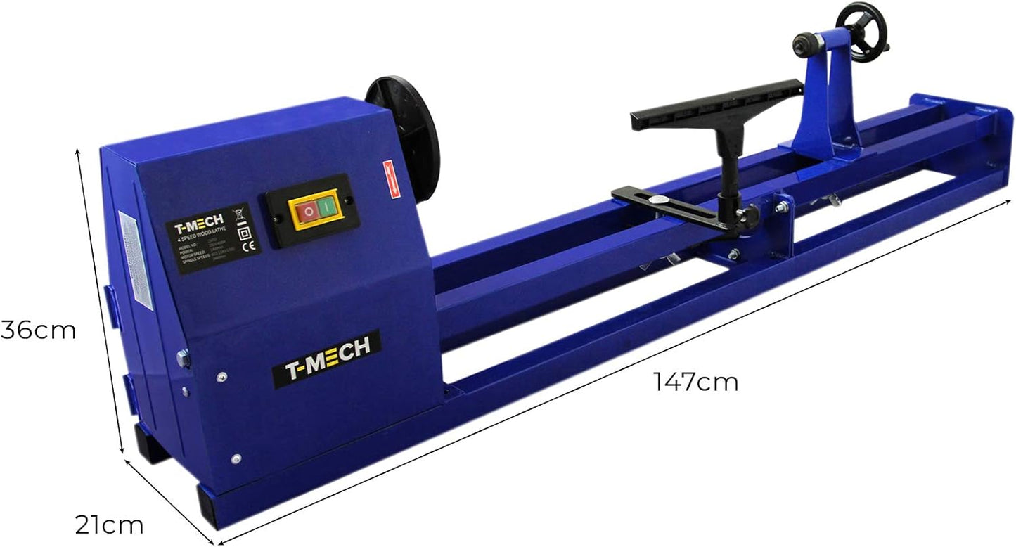T-Mech Torno de madera 400W.