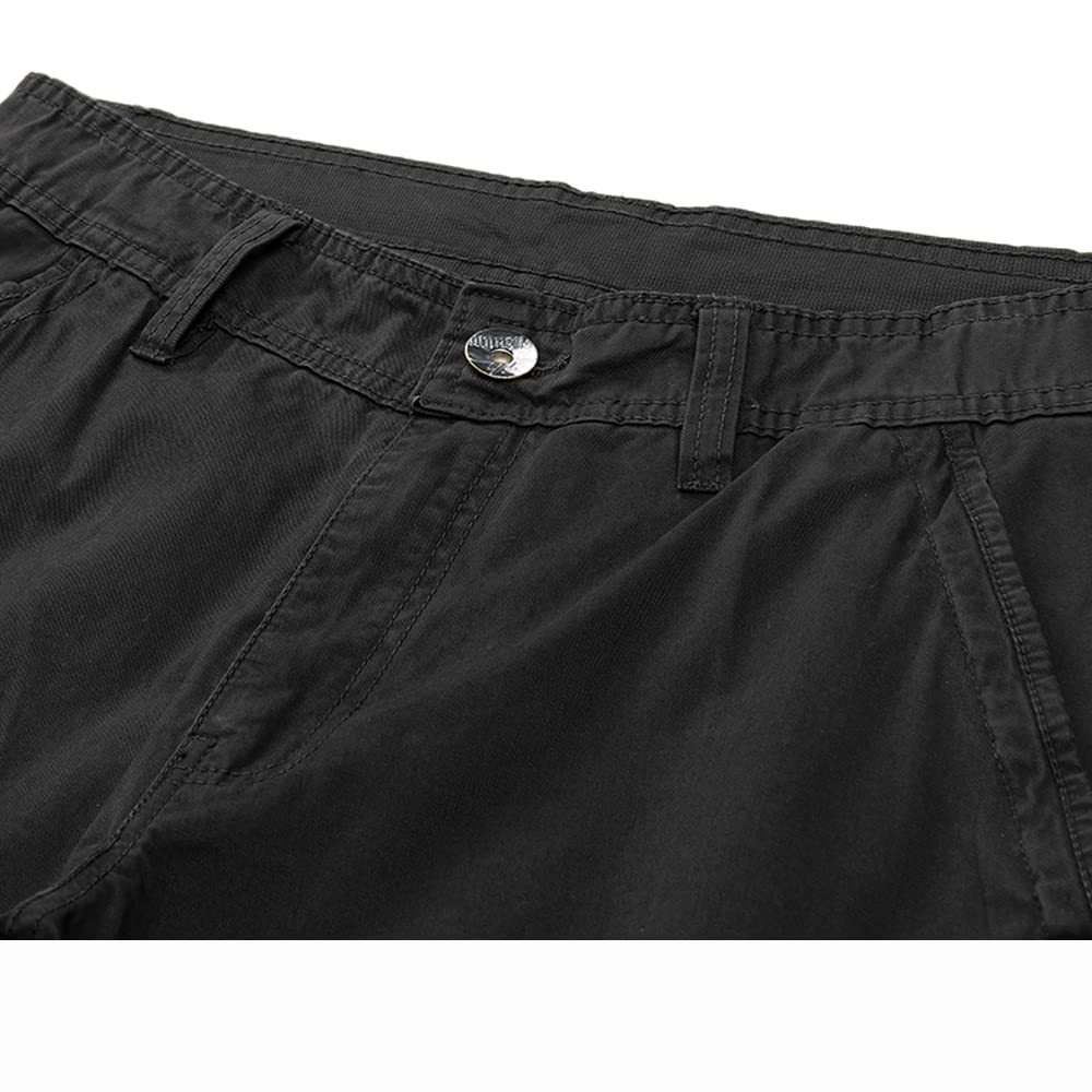 Aire Libre de Hombre Pantalon Cotton Cargo Pantalones Hombre Tacticos Pantalones de Trabajo Hombre Cargo Trekking