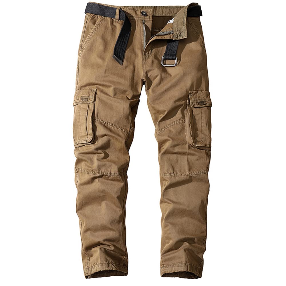 Aire Libre de Hombre Pantalon Cotton Cargo Pantalones Hombre Tacticos Pantalones de Trabajo Hombre Cargo Trekking