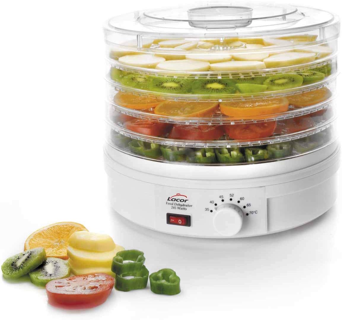 LACOR - Deshidratador de Alimentos, 5 Bandejas.