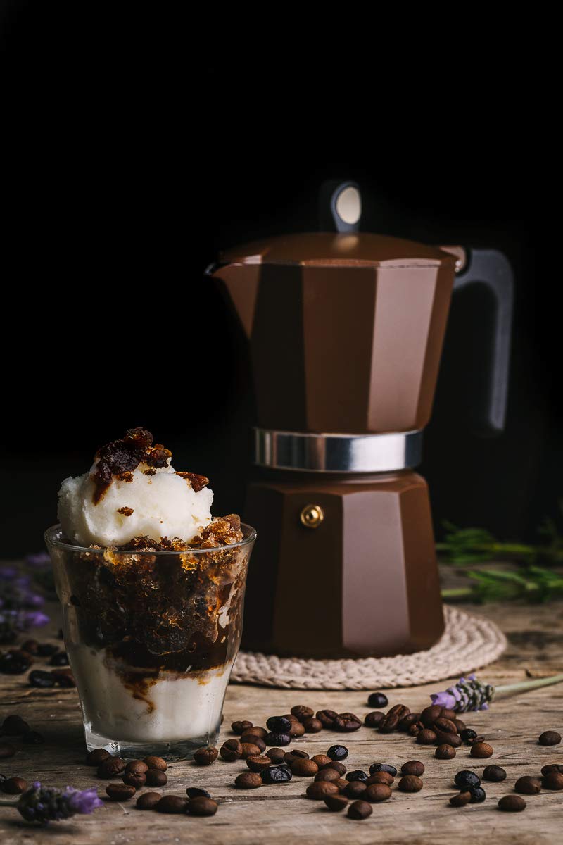 MONIX New Cream Cafetera Italiana de Aluminio.
