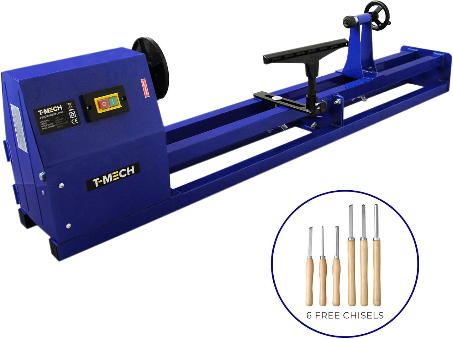T-Mech Torno de madera 400W.