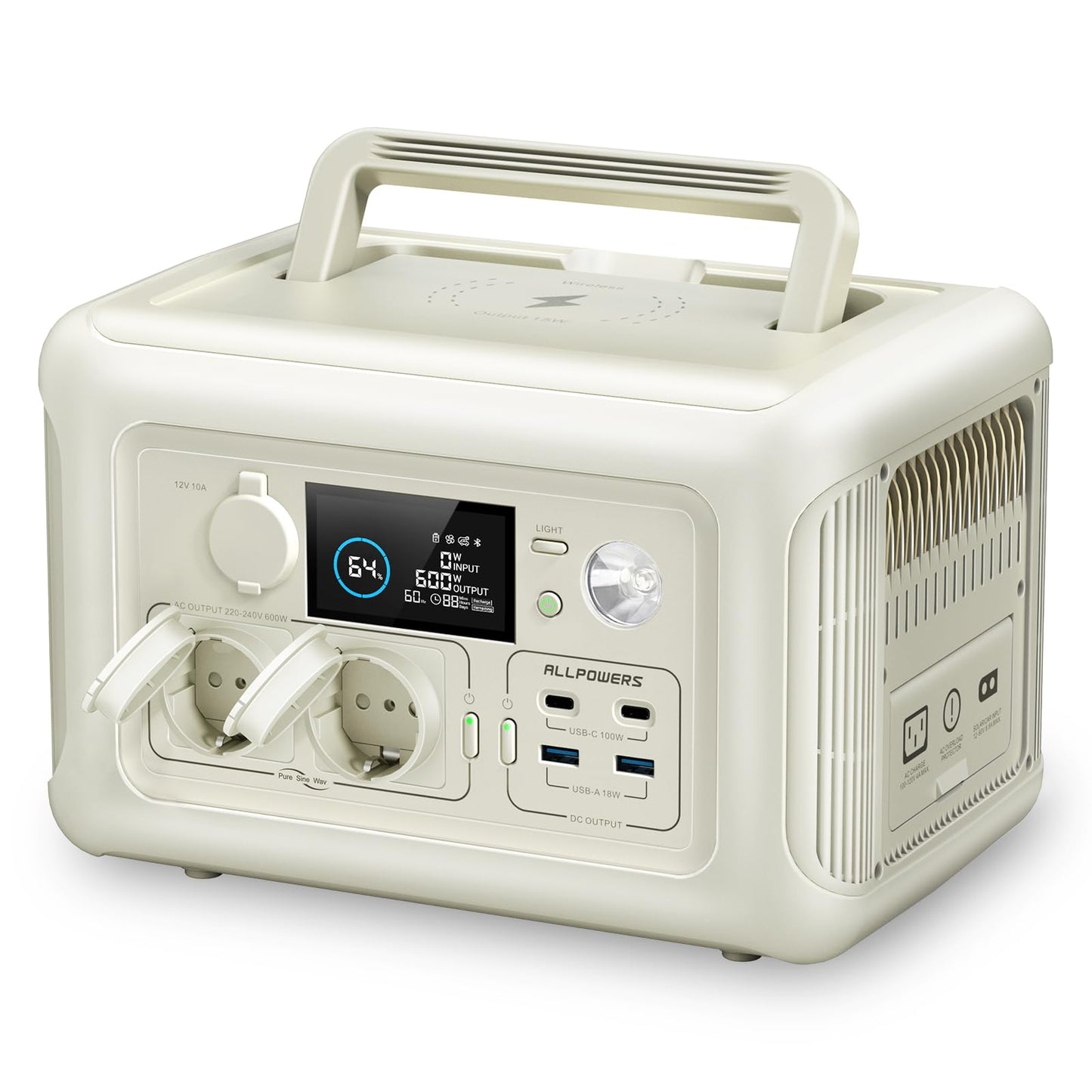 ALLPOWERS R600 generador solar portatil,299Wh