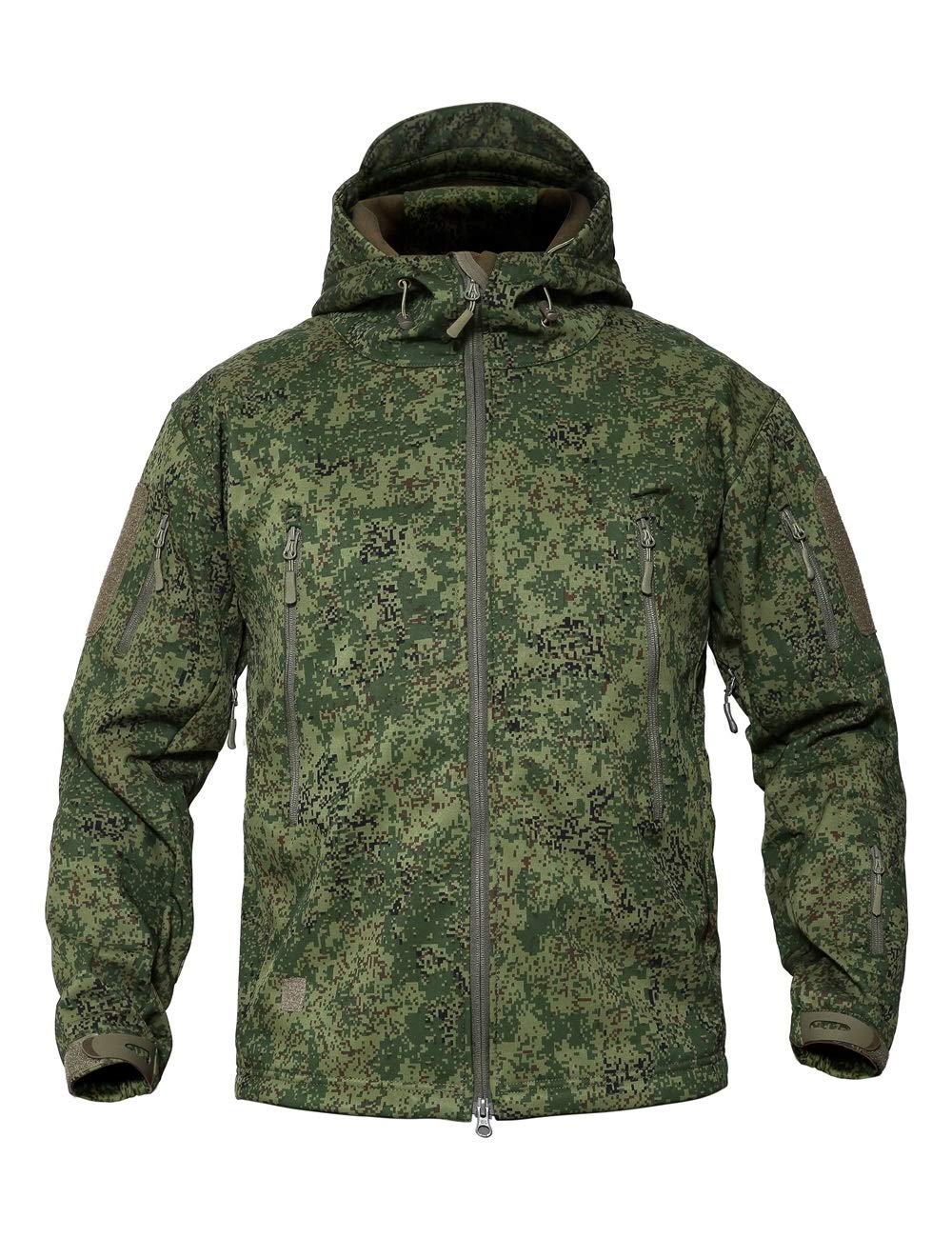 Impermeable Militar Táctica Lucha Contra la Chaqueta de Softshell Camping Al Aire Libre Caminar Camuflaje Hoodie Coat