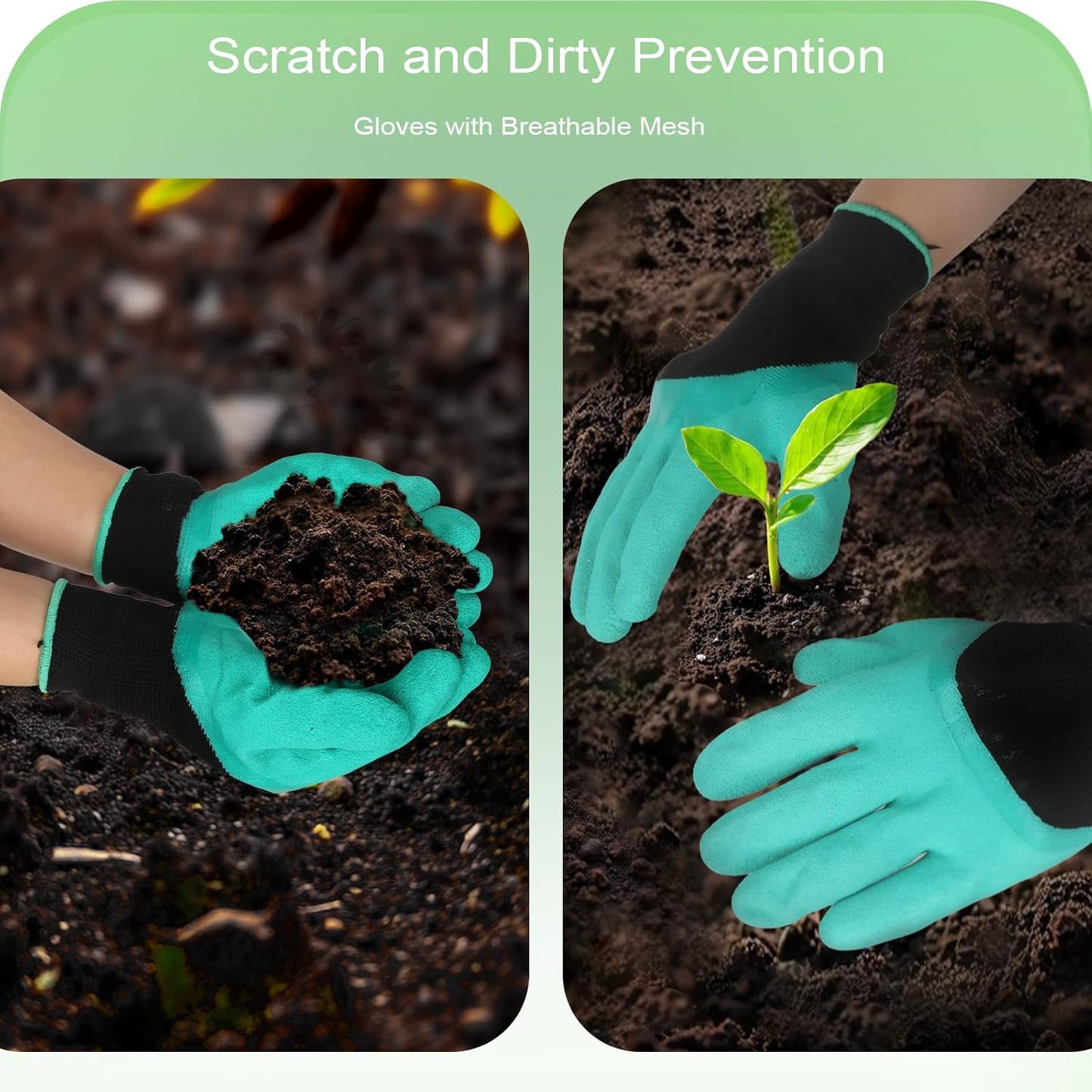 USHOP Juego de Herramientas de Mano de Jardín para Trasplante