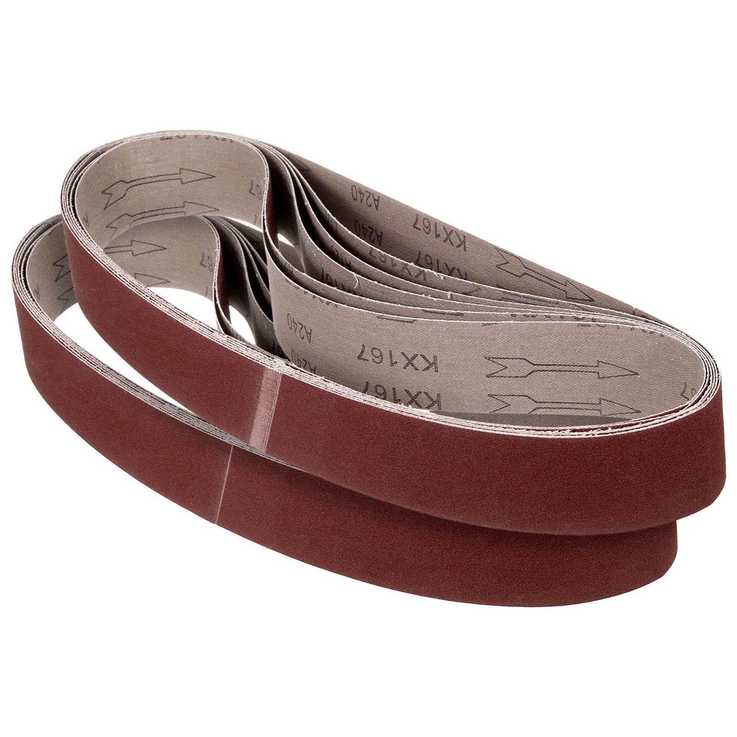 Bandas de Lija 915 x 50mm, Bandas Abrasiva de Alumina, 60/80/120/240/400 Granos para Lijadora de Banda, Herramienta para Tallar Cuchillos, Metalurgia, Madera, 5 Pcs