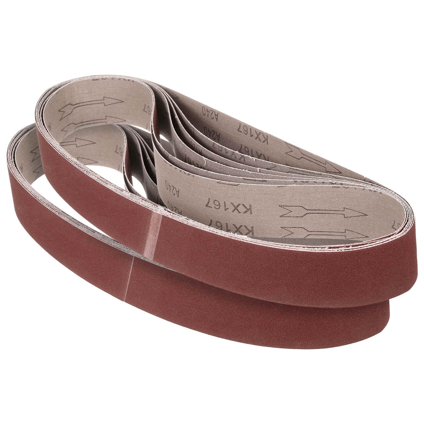 Bandas de Lija 915 x 50mm, Bandas Abrasiva de Alumina, 60/80/120/240/400 Granos para Lijadora de Banda, Herramienta para Tallar Cuchillos, Metalurgia, Madera, 5 Pcs