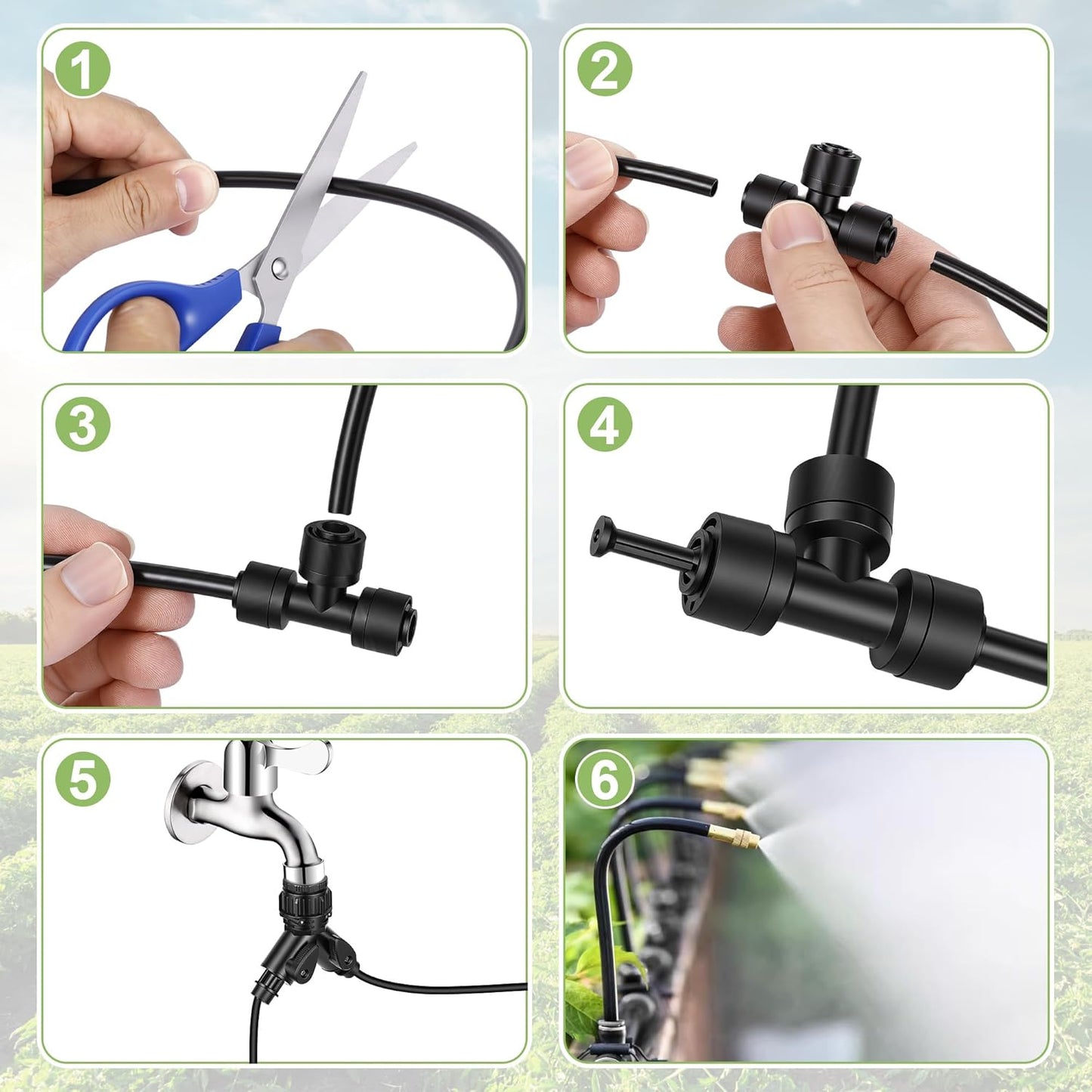 Kit de Riego de Conexión Rápida.