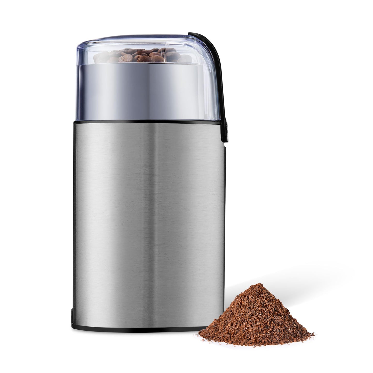 Amazon Basics Molinillo de café eléctrico, negro