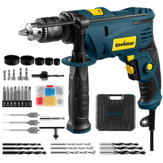 Enventor Taladro Percutor con Cable 900W.
