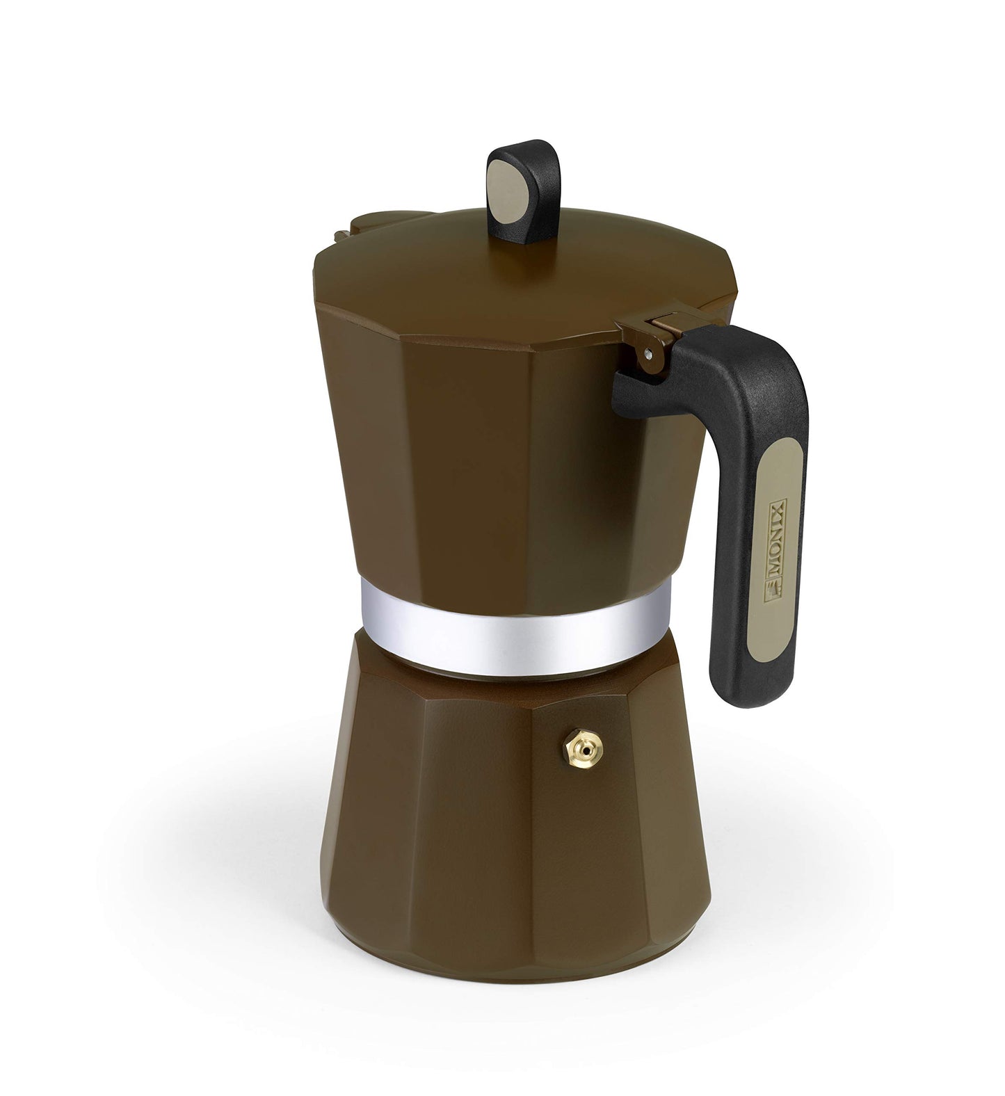 MONIX New Cream Cafetera Italiana de Aluminio.