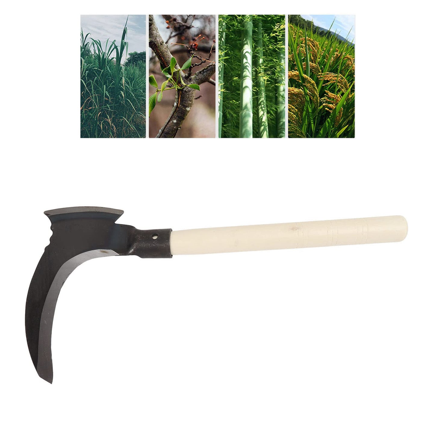 Hoz para Deshierbe, Jardinería, Manual Multipropósito.