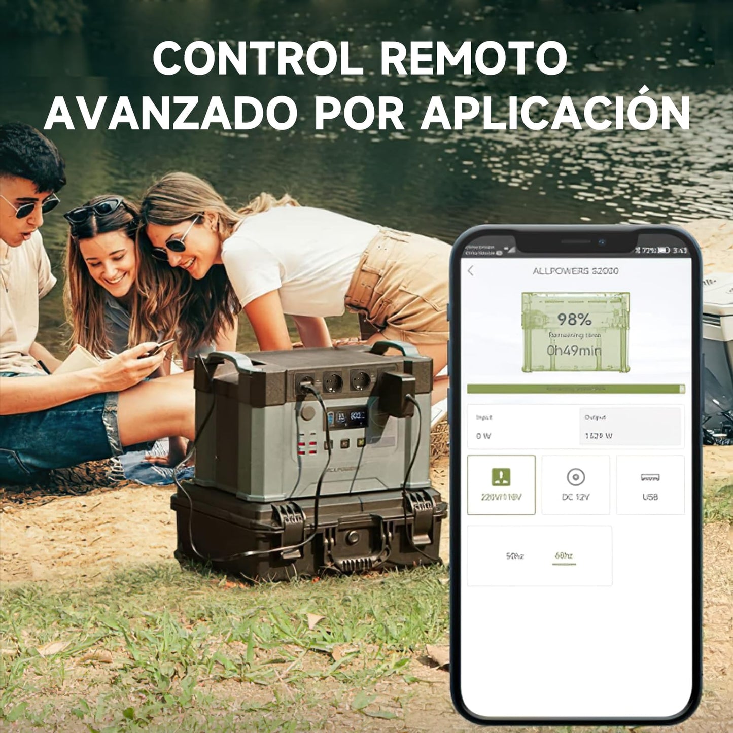 ALLPOWERS R600 generador solar portatil,299Wh