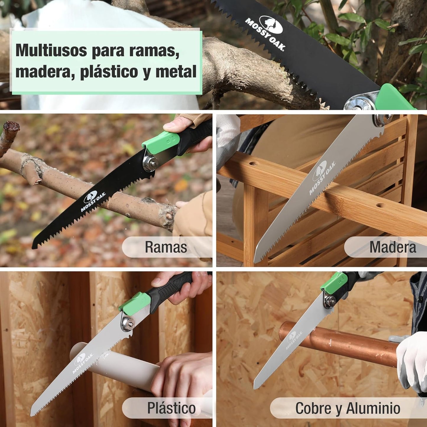 Mossy Oak Sierra de Podar 3 en 1,