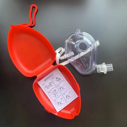 1-5 uds máscara de rescate CPR máscara de supervivencia al aire libre para niños adultos máscara de rescate de supervivencia de primeros auxilios con válvula unidireccional equipo de supervivencia